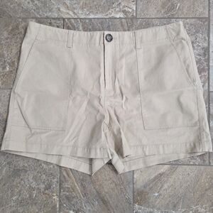 Nordstrom Tan‎ Women's Cargo Shorts Size 12 Summer